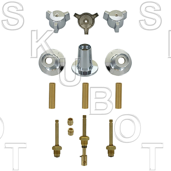 Factory Direct Plumbing Supply | Replacement Royal Brass* 3 Valve Tub ...