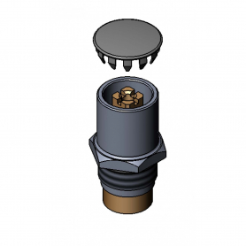 T&amp;S BRASS 002892-40 SERVICE STOP SPINDLE ASSEMBLY &amp; CAP