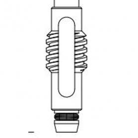 Hydrant Repair Part for WATTS*Stem End (New Style) Wall Hydrants