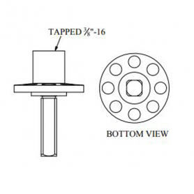 Hydrant Repair Part for JOSAM*Lower Rod End, Hydrasan I*