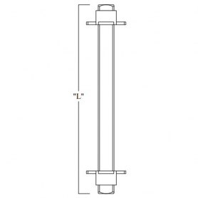 Hydrant Repair Part for J.R. SMITH*Actuator Rod,Length 6-3/8&quot;