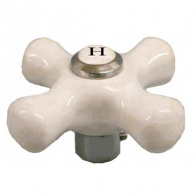 Replacement for American Standard* Renu* Cross Porcelain Hot