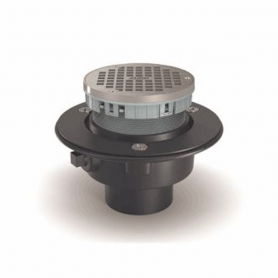 Zurn FD1-PV3-ST, Adjustable Floor Drain with Square Top