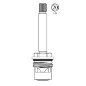 Import Ceramic Disc Cartridge -Hot or Cold