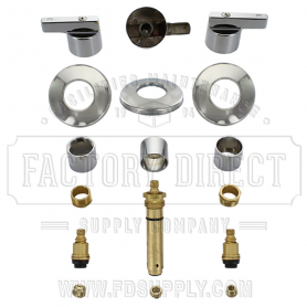 Replacement Am Standard* Aquaseal* 3 Valve Rebuild Kit W/Lever H