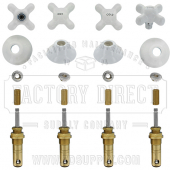 Replacement American Standard* 4 Valve Repair Kit w/Porcelain Ha