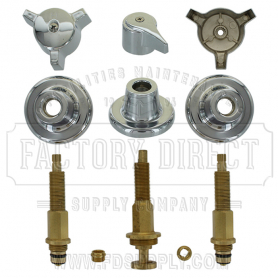 Replacement Burlington Brass* Rebuild Kit For 3 Valve Tub &amp; Show