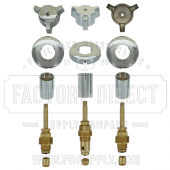 Replacement Central Brass* Old Style Rebuild Kit 3 Valve -Short Stems