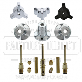 Replacement Central Brass* 3 Valve Tub &amp; Shower Rebuild Kit