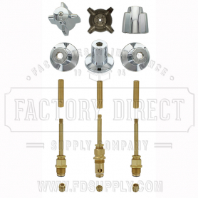 Replacement Central Brass Long #073 Rebuild Kit 3 Valve