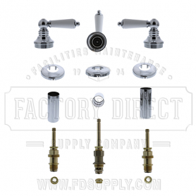 Replacement Price Pfister* 3 Valve Tub &amp; Shower Rebuild Kit