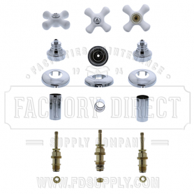 Replacement Price Pfister* 3 Valve Tub &amp; Shower Rebuild Kit