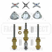 Replacement Royal Brass* 3 Valve Tub &amp; Shower Rebuild Kit W/ Old