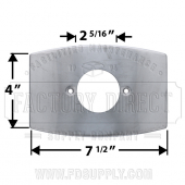 Replacement for American Standard* Aquarian* Tub &amp; Shower Escutc