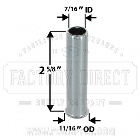 Replacement for Central Brass*/Savoy* Chrome Plated Sleeve