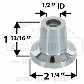 Replacement for Central Brass* Widespread Lavatory Escutcheon