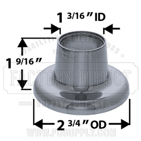 Replacement for Crane* 2 &amp; 3 Valve Escutcheon Flange