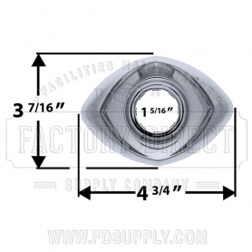 Replacement for Delta* Obsolete 2 Handle Escutcheon