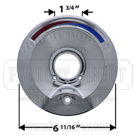 Delta Round Escutcheon Flange w/ Diverter