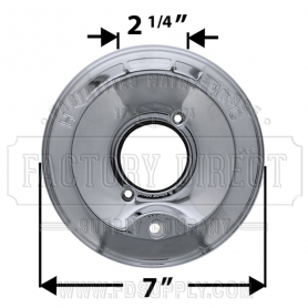 Delta Monitor Escutcheon W/ Diverter Hole