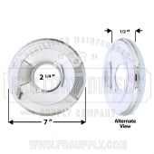 Replacement for Delta* Monitor* Escutcheon Flange Less Decal