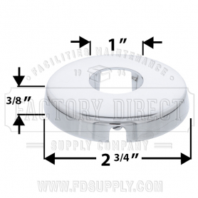 Replacement for Eljer*, IB, Speakman*, &amp; SF Escutcheon Flange