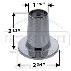 Replacement for Gerber* Regular Body Escutcheon -Also Fits RB