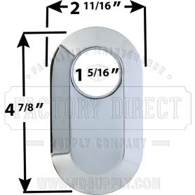 Replacement for Kohler* Valvet* Teardrop Flange