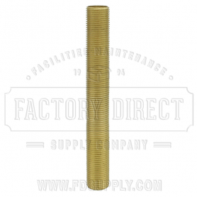 Segmented Brass Nipple 5/8&quot; -18T x 5&quot;