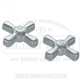 Replacement for American Standard* Renu Chrome Cross Handles - P