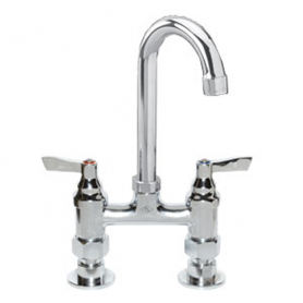 CHG Tp Ln 4&quot;&quot; ELEV DECK MOUNT FAUCET W/ 3&quot; GOOSENECK SPOUT