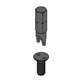 T&amp;S BRASS VRS-1 KIT VANDAL RESISTANT LEVER HANDLE SCREWS