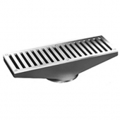 Zurn Z1723-3IP<br> 4In x 12In Stainless Steel Gutter Drain