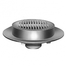 Zurn Z1737-8IP<br> 15In Dia Stainless Steel Floor Drain