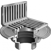 MIFAB F1102-30-AS-1 FLOOR DRAIN ANGLE STRAINER NON-FLOOR AREAS