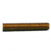 Slotted Threaded Rod/Screw M4x.70 1-5/8"" Long